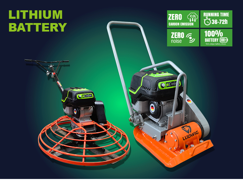 LITHIUM BATTERY POWER TROWEL/COMPACTOR